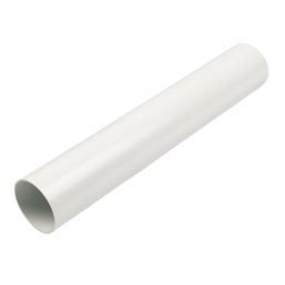 FloPlast  Round Downpipes White 68mm x 2.5m 6 Pack