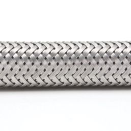 Essentials Flexible Tap Connector with Isolating Valve 15mm x 1/2" x 300mm