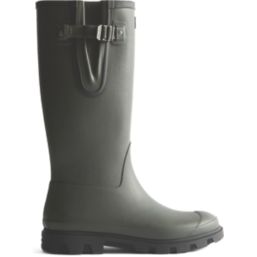 Hunter Downpour Adjustable  Size 5 Womens Olive Non Safety Wellies
