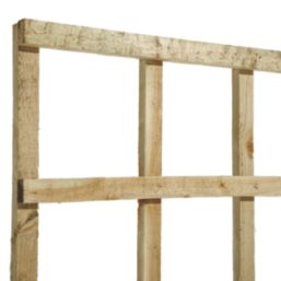 Rowlinson  Softwood Square Trellis 6' x 6' 3 Pack