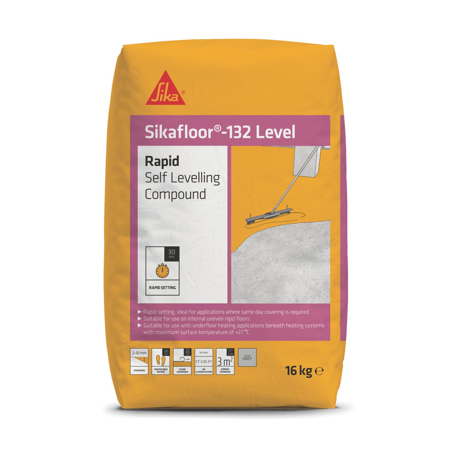 Sika Sikafloor 132 Level Rapid Self Levelling Compound 16kg (722EC)
