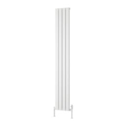 Reina Piatto Single 1800mm x 295mm 2291BTU White Vertical Designer Radiator