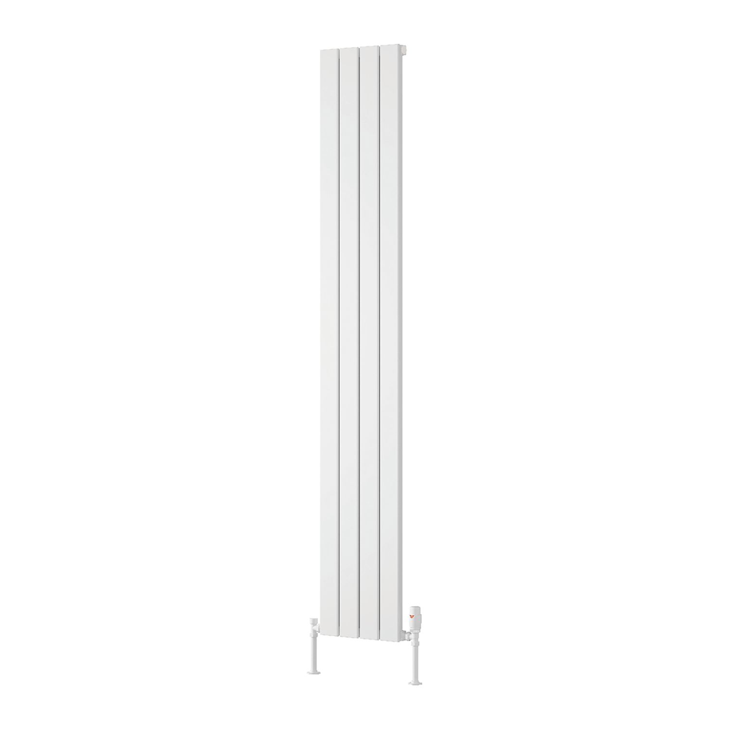Reina Piatto Single 1800mm x 295mm 2291BTU White Vertical Designer Radiator (722EE)