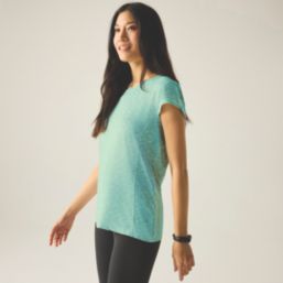 Regatta Hyperdimension II Short Sleeve Womens T-Shirt Ice Green Size 8