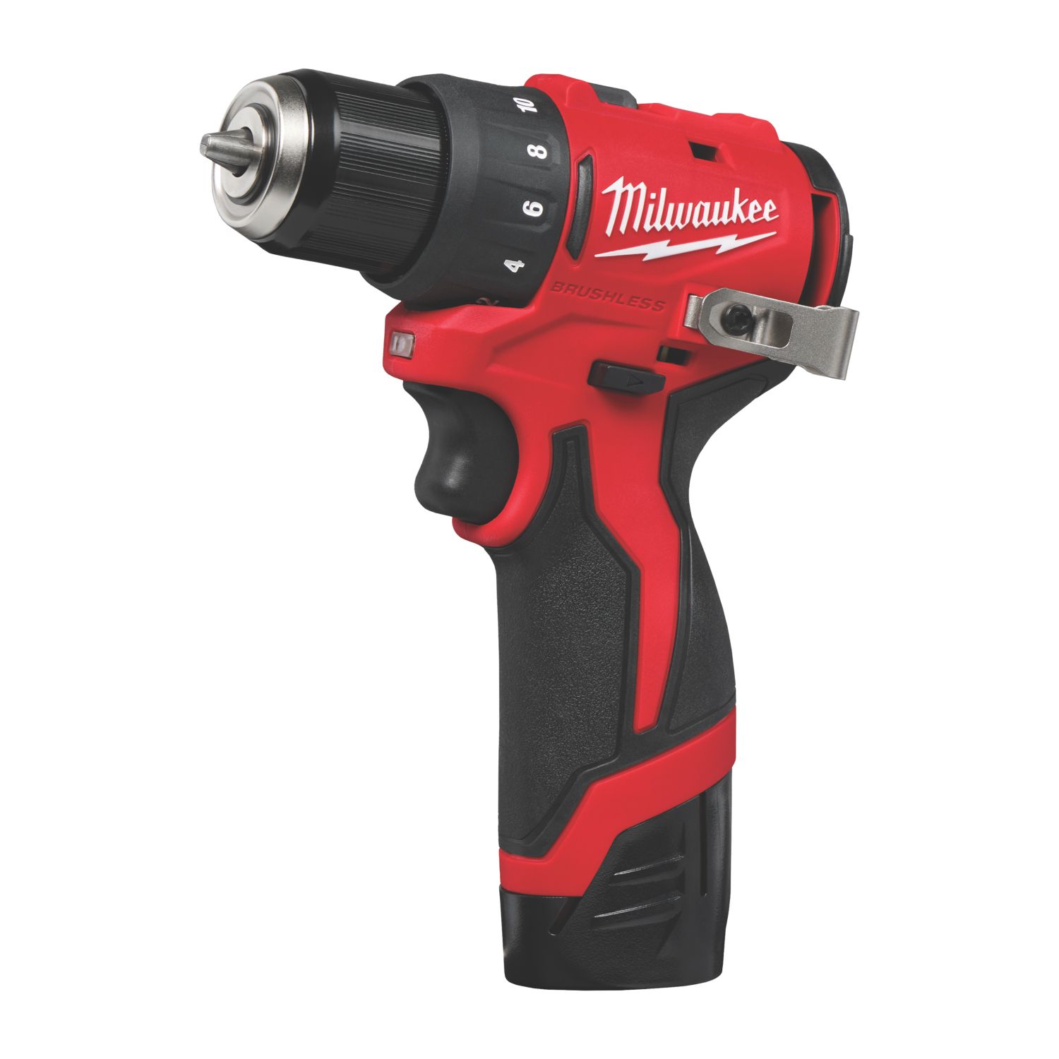 Milwaukee M12BLDDRC-202C 12V 2 x 2.0Ah Li-Ion RedLithium Brushless Cordless Drill Driver (722EN)