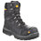 CAT Premier   Lace & Zip Safety Boots Black Size 7