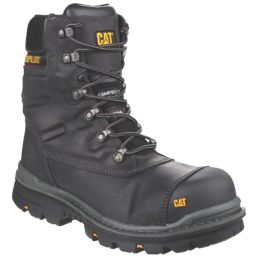 CAT Premier Size 7  Black Waterproof  Safety Boots