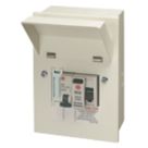 Wylex  4-Module 1-Way Populated  Shower Consumer Unit