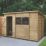 Forest  10' x 6' (Nominal) Pent Overlap Timber Shed with Assembly
