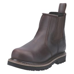 Amblers AS231 Size 6  Brown Waterproof Steel Toe Cap Safety Dealer Boots