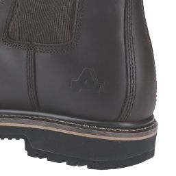 Amblers AS231 Size 6  Brown Waterproof Steel Toe Cap Safety Dealer Boots
