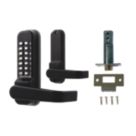 Codelocks  Push-Button Lock & Mortice Latch with Code-Free Mode 57mm Matt Black