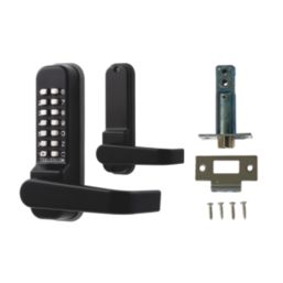 Codelocks  Push-Button Lock & Mortice Latch with Code-Free Mode 57mm Matt Black