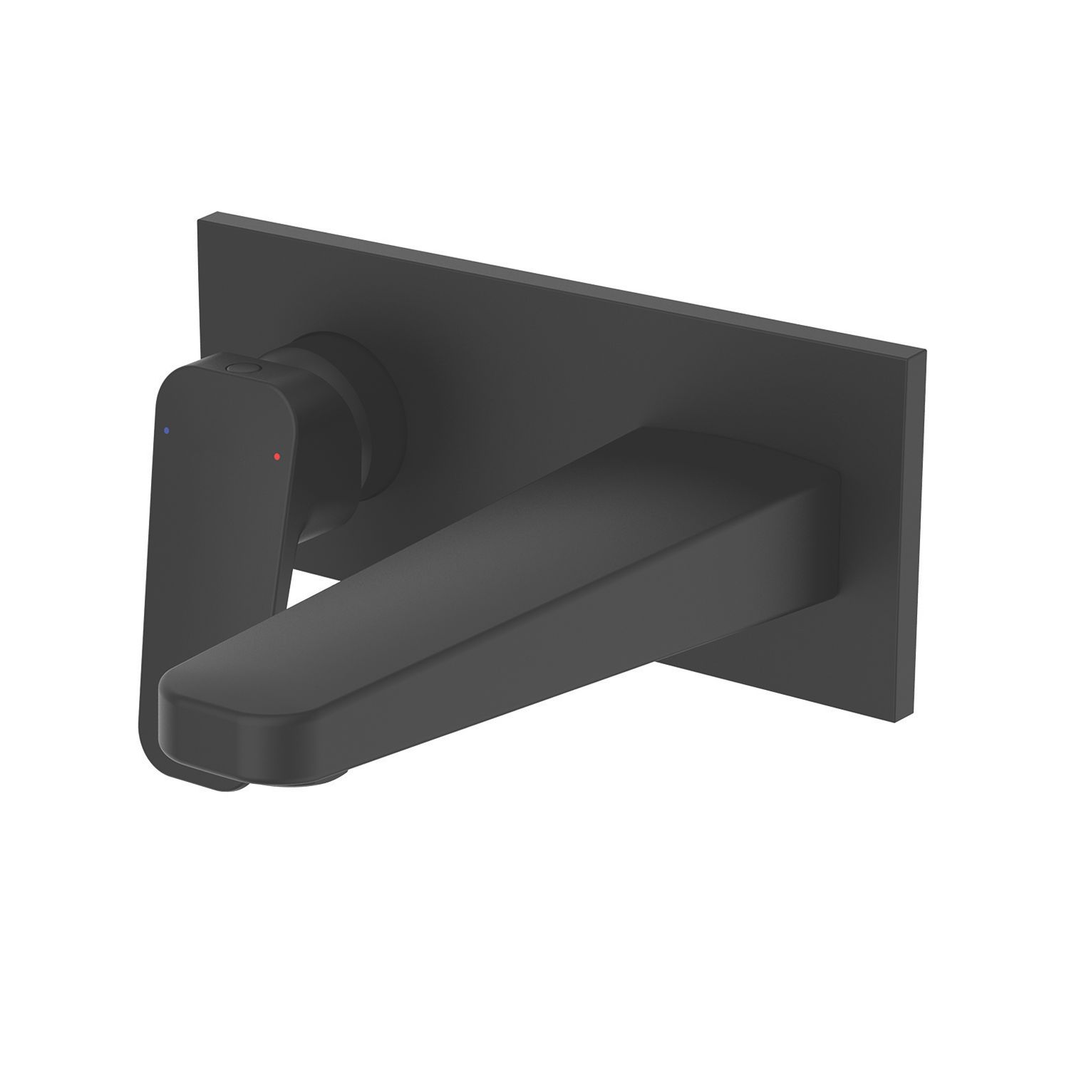 Ideal Standard Ceraplan Wall Mounted Single Lever Basin Mixer & Built-In Kit Silk Black (722KU)