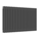 Reina 600mm x 1010mm 4463BTU Anthracite Horizontal 3 Column Radiator