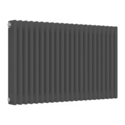 Reina 600mm x 1010mm 4463BTU Anthracite Horizontal 3 Column Radiator