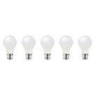 LAP  BC A60 LED Light Bulb 806lm 7.3W 5 Pack