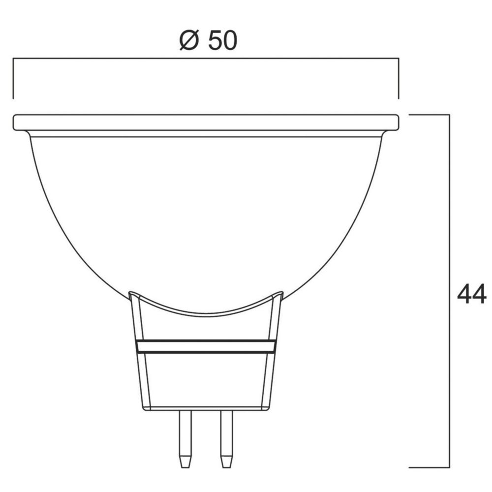 Osram LED PARATH.PRO MR16 4,4W – Ersetzt 20W Halogen, GU5.3, 36° Strahlwinkel, Warmweiß