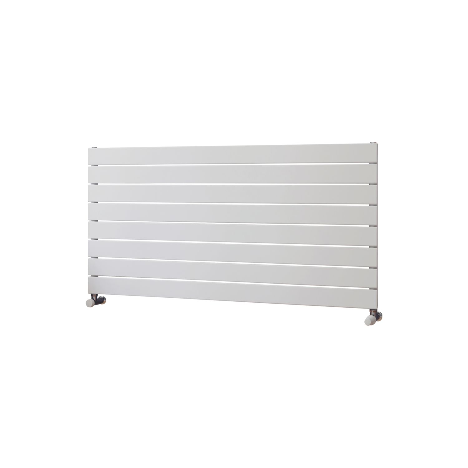 Ximax Oceanus 595mm x 1200mm 2597BTU White Horizontal Designer Radiator (722TR)