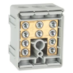 Lewden 100A 5-Way 2.5-35mm² Connector Block Grey