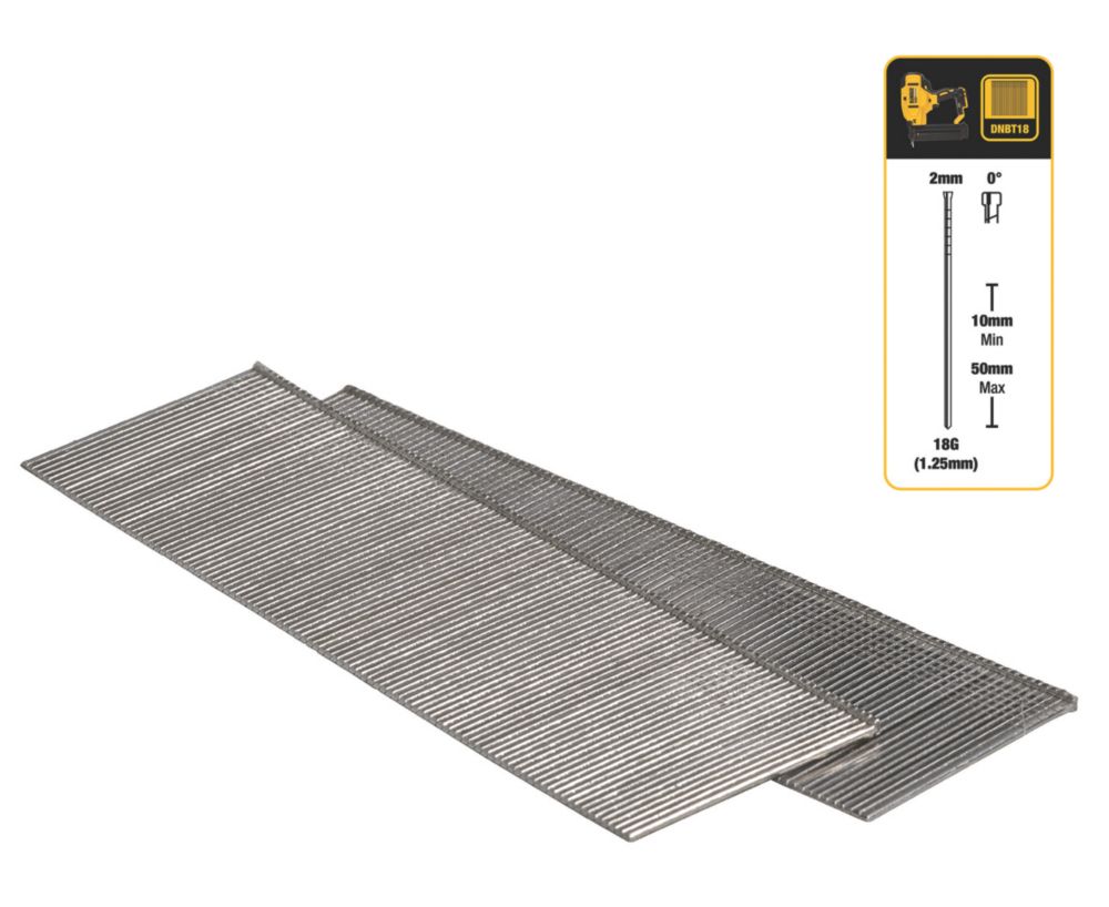 meite 18 Gauge Stainless Steel Brad Nails, 1 Inch 18GA Brad Nails, 304