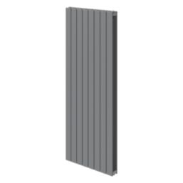Flomasta  1800mm x 578mm 6007BTU Silver Vertical Designer Radiator
