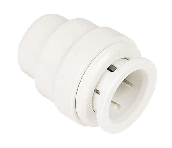 Flomasta Twistloc Plastic Push-Fit Stop End 15mm 10 Pack - Screwfix