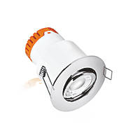Enlite E8 Adjustable  Fire Rated LED Downlight Polished Chrome 8W 640lm