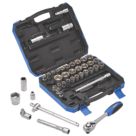 Draper MM/AF 1/2" Drive Socket Set 41 Pieces