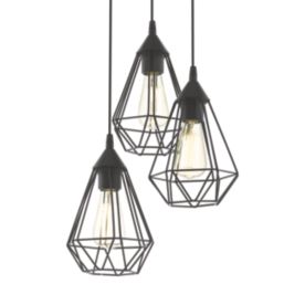 Eglo Tarbes Pendant Light Black