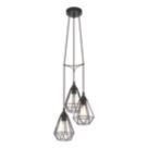Eglo Tarbes Pendant Light Black