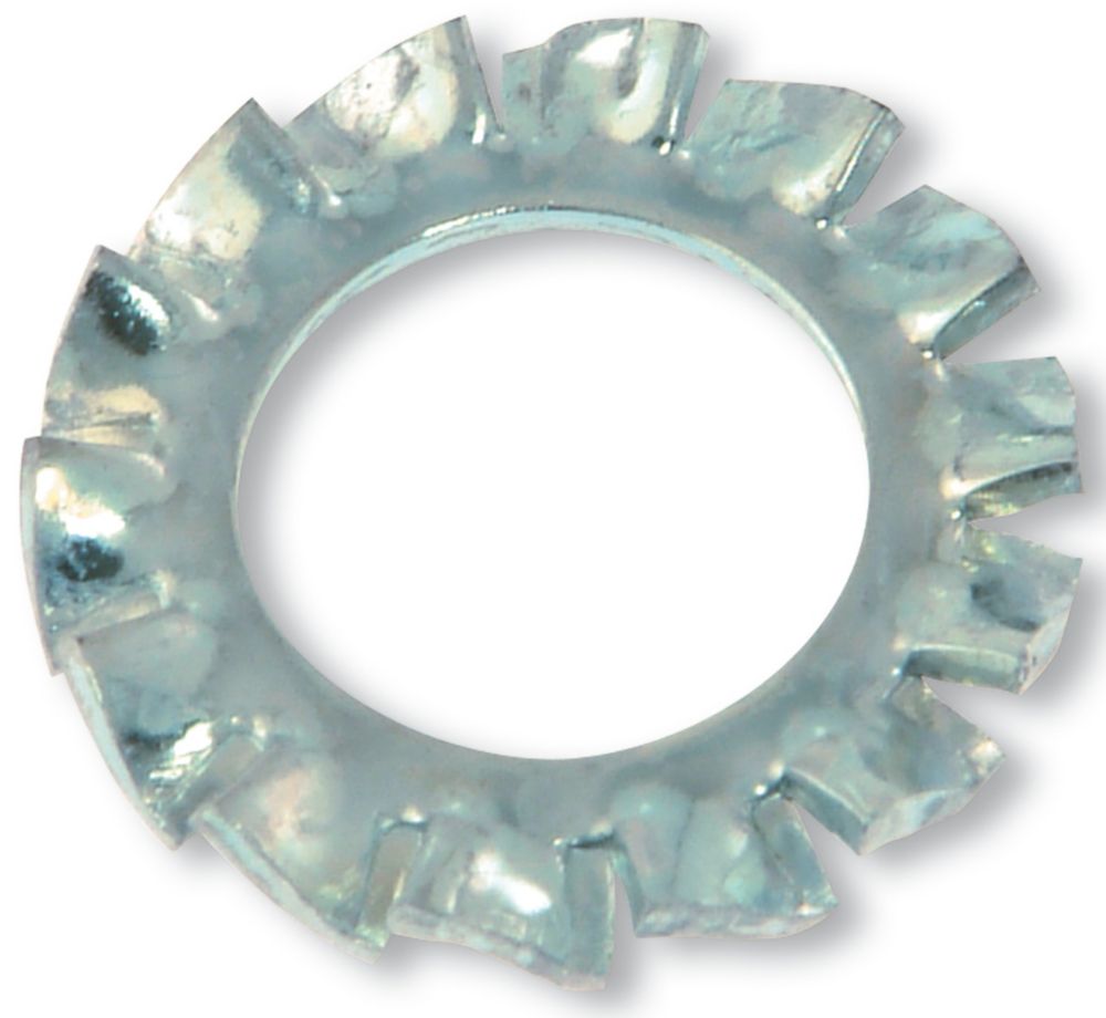 Easyfix Steel Shakeproof Washers M10 x 0.9mm 100 Pack Screwfix