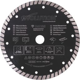 Evolution RAGEBLADE185DIAMOND Masonry Diamond Turbo Blade 185mm x 20mm