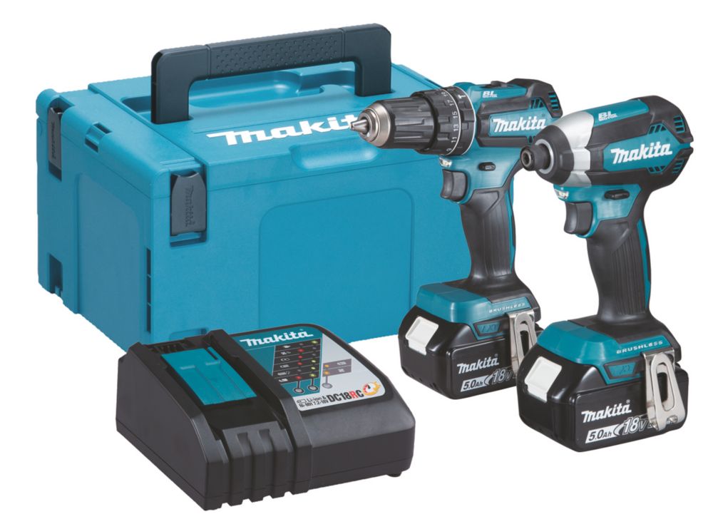 Makita DLX2283TJ 18V 2 x 5.0Ah Li Ion LXT Brushless Cordless