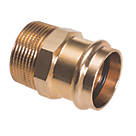 Conex Banninger B Press  Copper Press-Fit Adapting Male Coupler 15mm x 1/2" 5 Pack