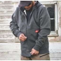 Milwaukee Gridiron Fullzip  Hoodie Grey X Large 44-46" Chest