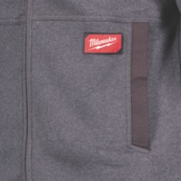 Milwaukee Gridiron Fullzip  Hoodie Grey X Large 44-46" Chest