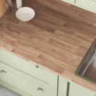 Wilsonart Matt Brown Wood Effect Laminate Upstand 3000mm x 100mm x 20mm