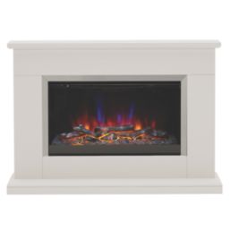 Be Modern Hansford Electric Fireplace Grey Painted-Effect 1170mm x 300mm x 815mm