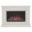 Be Modern Hansford Electric Fireplace Grey Painted-Effect 1170mm x 300mm x 815mm