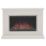 Be Modern Hansford Electric Fireplace Grey Painted-Effect 1170mm x 300mm x 815mm