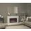 Be Modern Hansford Electric Fireplace Grey Painted-Effect 1170mm x 300mm x 815mm