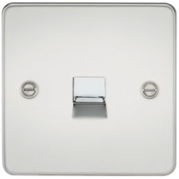 Knightsbridge  1-Gang Master Telephone Socket Polished Chrome