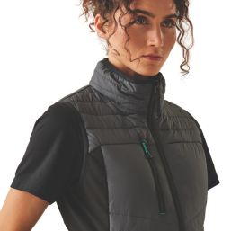 Regatta Ada Hybrid Womens Bodywarmer Seal Grey/Black Size 12