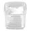 Fortress Trade 12" Roller Tray Liners Transparent 3 Pack