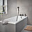 Hansgrohe Vernis Blend Deck-Mounted  Bath Shower Mixer Matt Black
