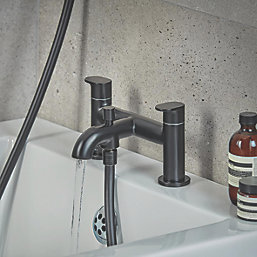 Hansgrohe Vernis Blend Deck-Mounted  Bath Shower Mixer Matt Black