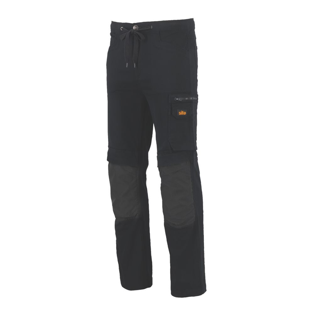 【INSILENCE】MULTI POCKET PINTUCK PANTS Site Dunnell Stretch Multi-Pocket Trousers Black 34