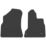 Car Mat Co. Peugeot Partner 2008 - 2018 Rubber Car Mats 2 Piece Set