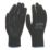 Site SWG420 PU Palm Gloves Black Large 10 Pack